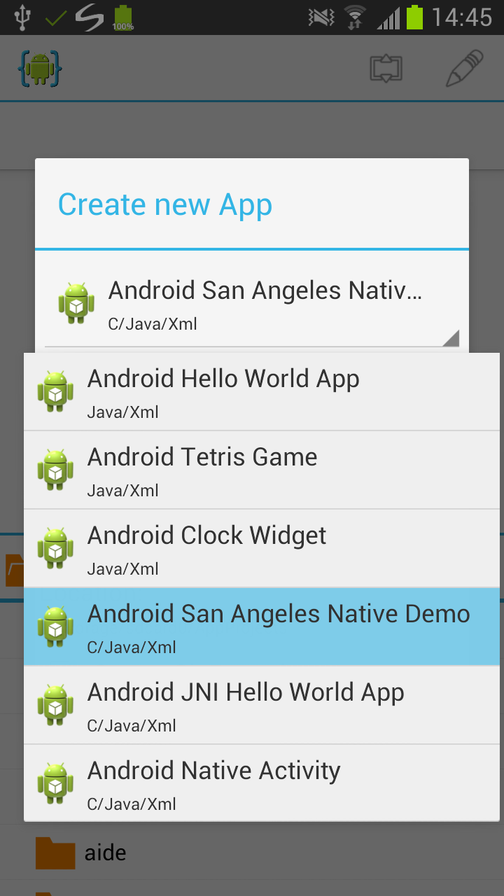 android ndk sample code