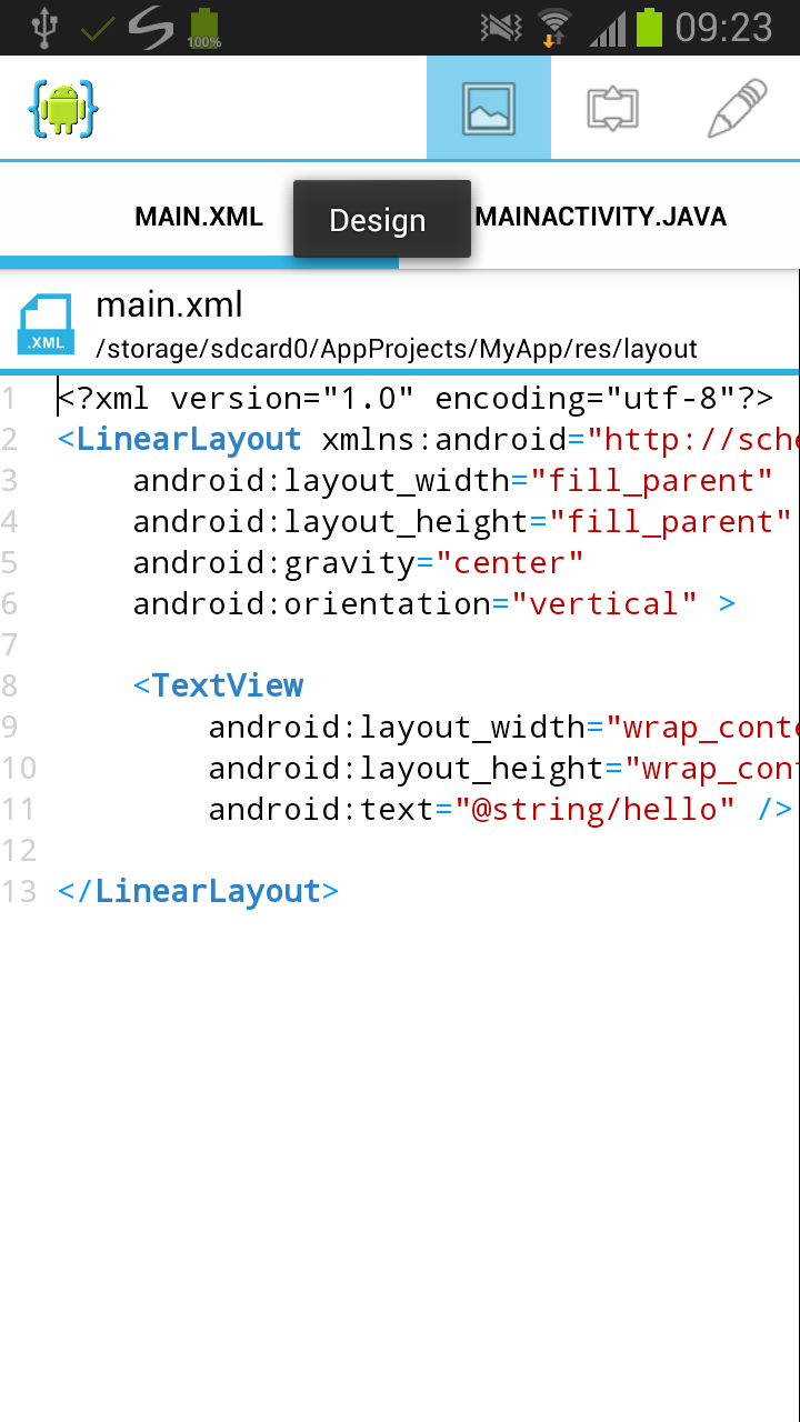 text encoding android